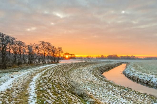 Froid hivernal en France au mois de janvier