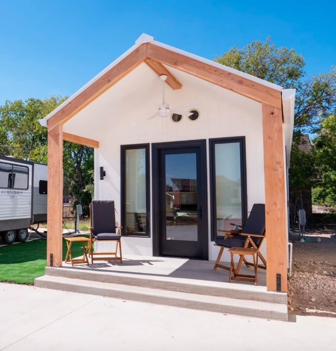 Modèle de tiny-house développée par Ikea US dans le but de reloger des sans-abri