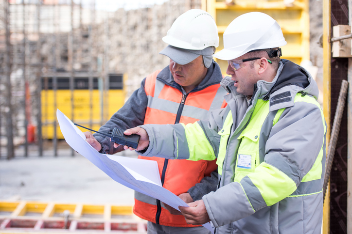 Des ouvriers sur un chantier