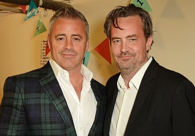 Matt LeBlanc et Matthew Perry en 2016 