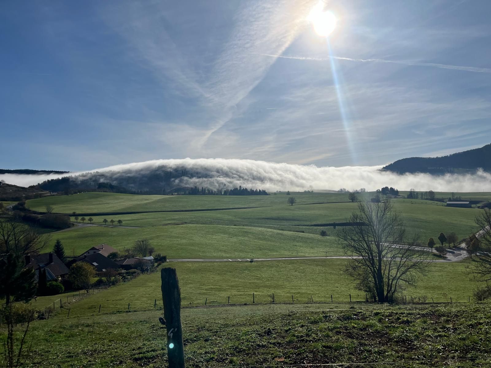 La cascade de nuages