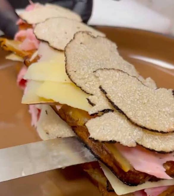 Le sandwich jambon beurre à la truffe