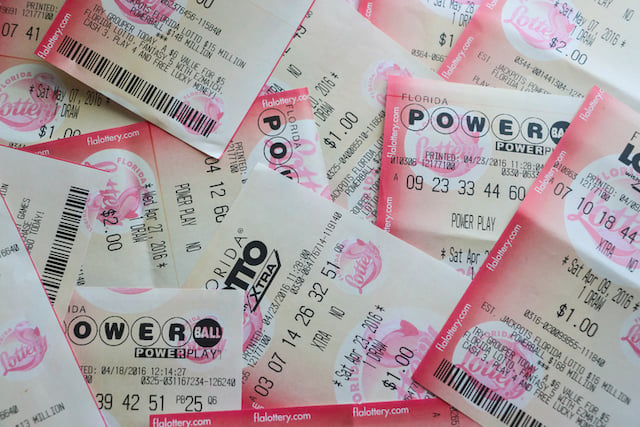 Des billets de loterie Powerball 