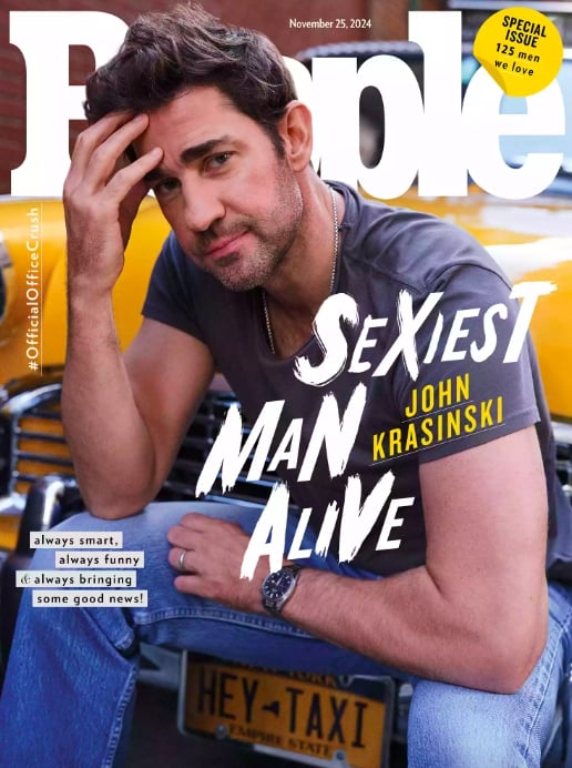 L'acteur John Krasinski (« The Office ») élu l'homme le plus sexy au monde par le magazine People