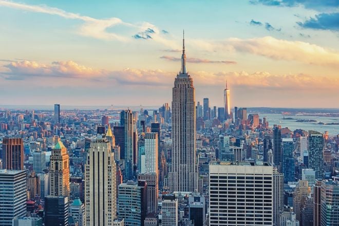  Vue panoramique de la ville de New York