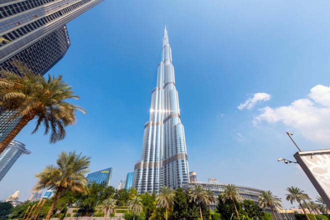 Le Burj Khalifa à Dubaï