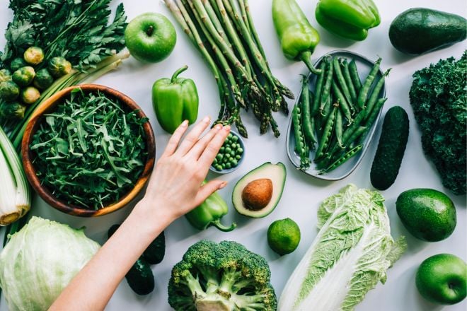 Legumes verts à consommer