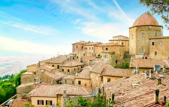 Le village d'Ollolai en Sardaigne