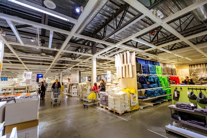 L'intérieur d'un magasin Ikea