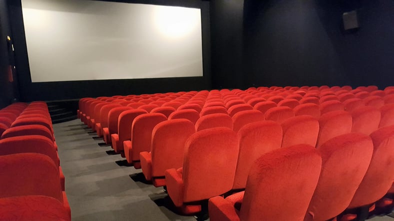 Salle de cinéma en France