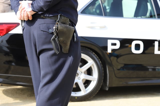 Un policier japonais