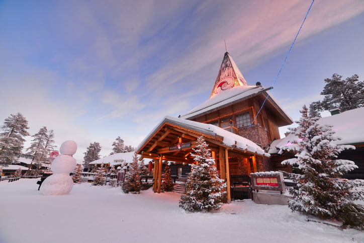 Le village du Père Noël en Finlande