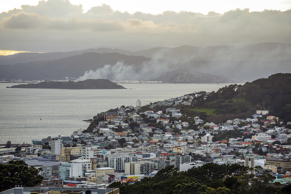 La ville de Lower Hutt en Nouvelle-Zélande