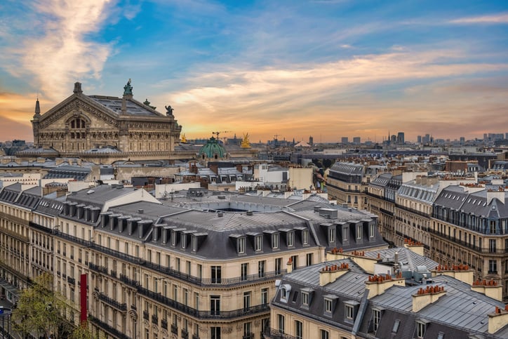 Vue de l'Opéra de Paris