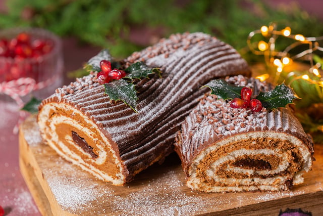 Une bûche de Noël