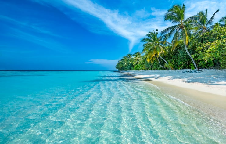 Une plage des Maldives