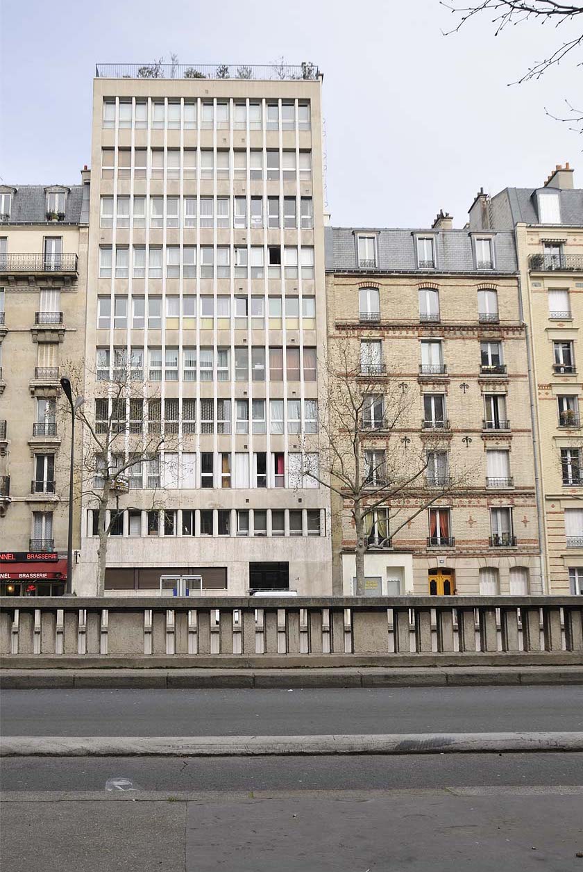 Immeuble de l'ancien appartement de Claude François