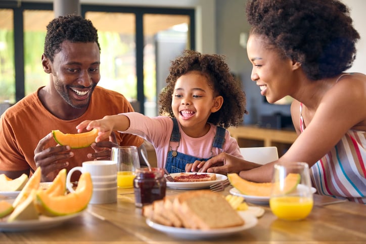 Un petit-déjeuner en famille