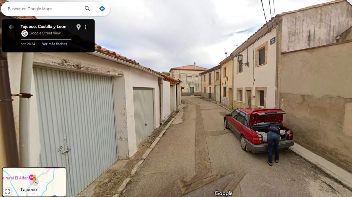 Photo du suspect d'un meurtre en Espagne, sur Google Street View