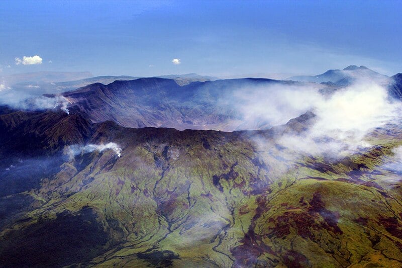 Le Mont Tambora en Indonésie