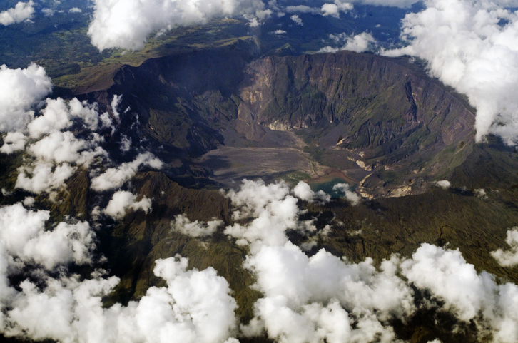 Le Mont Tambora en Indonésie