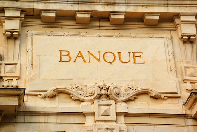 Enseigne d'une banque