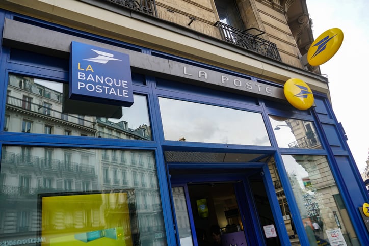 Un bureau de la Banque postale