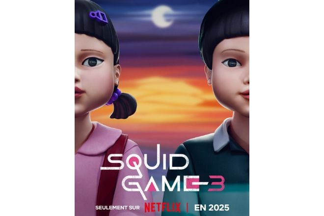 Affiche de la saison 3 de Squid Game dévoilée par Netflix ce 1er janvier 2025