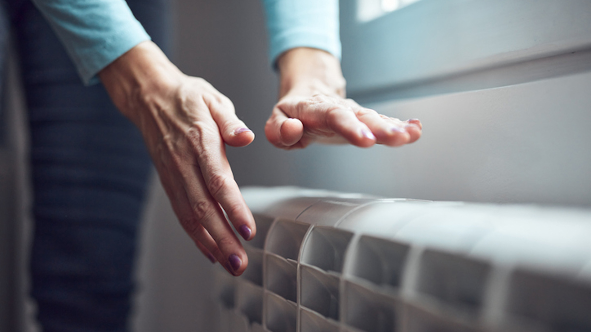 Un radiateur en marche