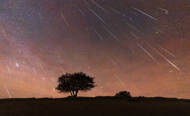 Des étoiles filantes