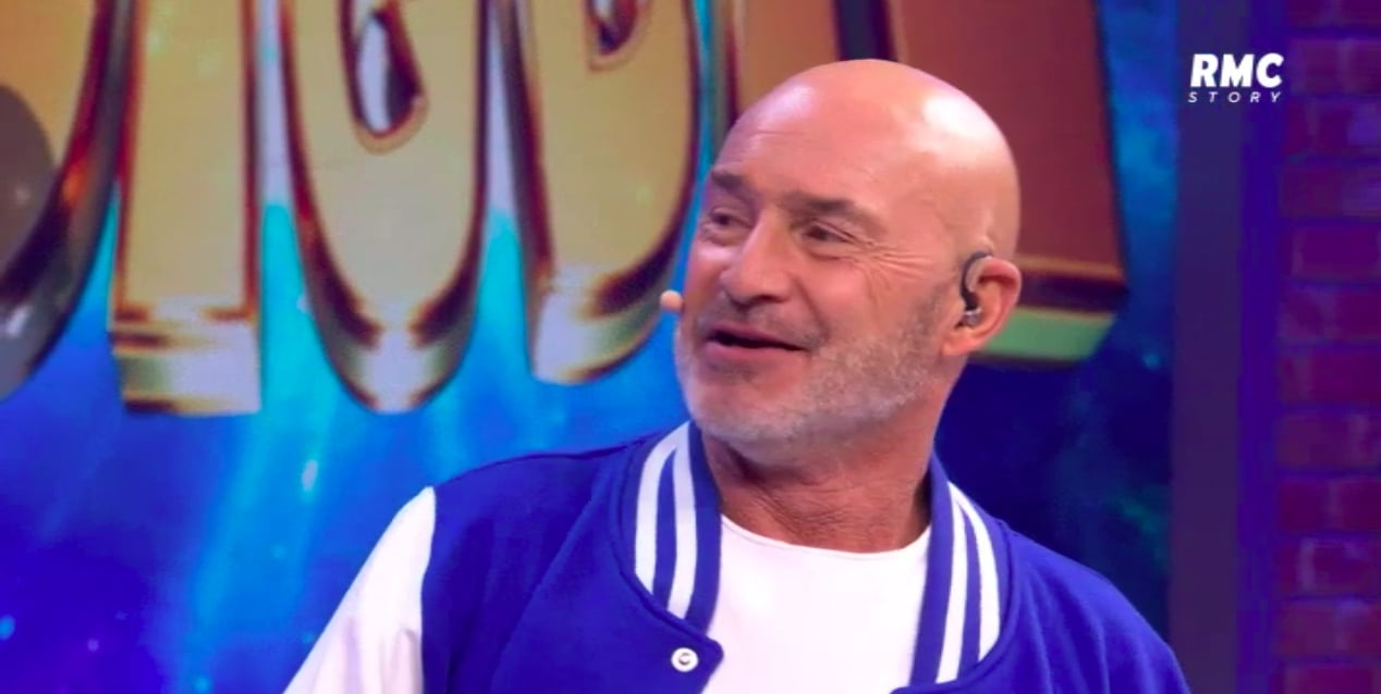 L'animateur Vincent Lagaf' sur le plateau du Bigdil