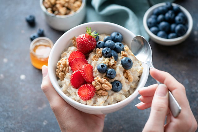 Porridge aux flocons d’avoine 