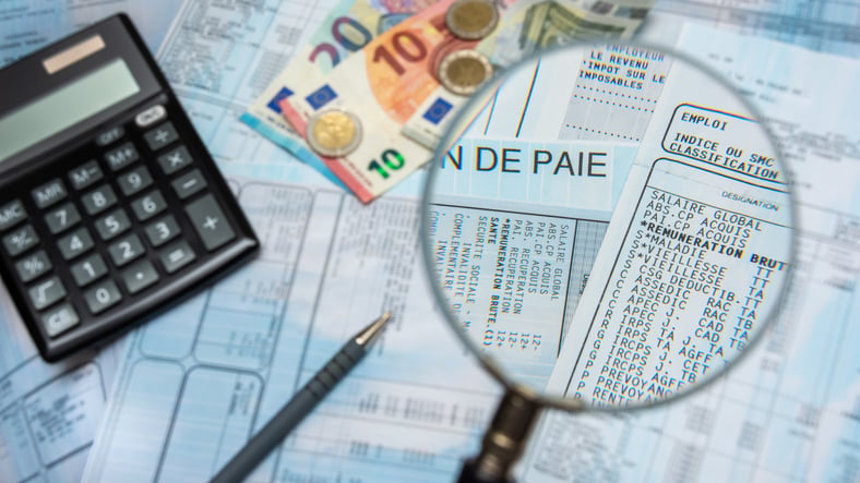 Une fiche de paye