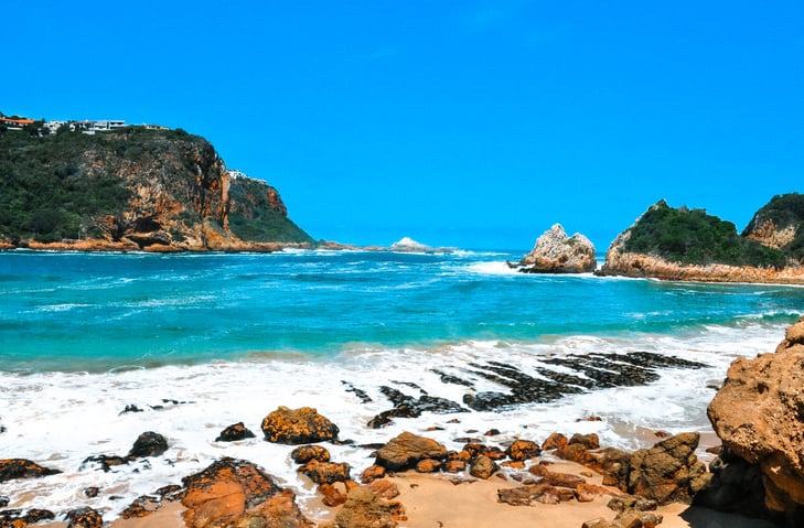 Une plage à Knysna