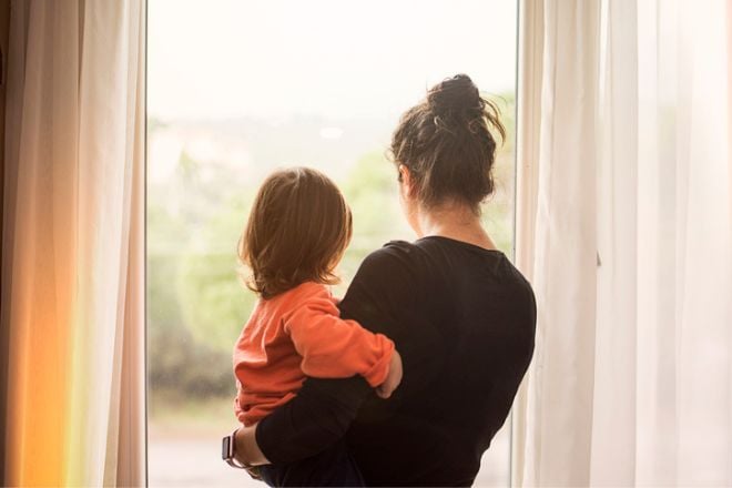 Une mère et son enfant