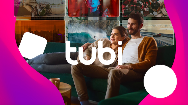 Image publicitaire de la plateforme Tubi