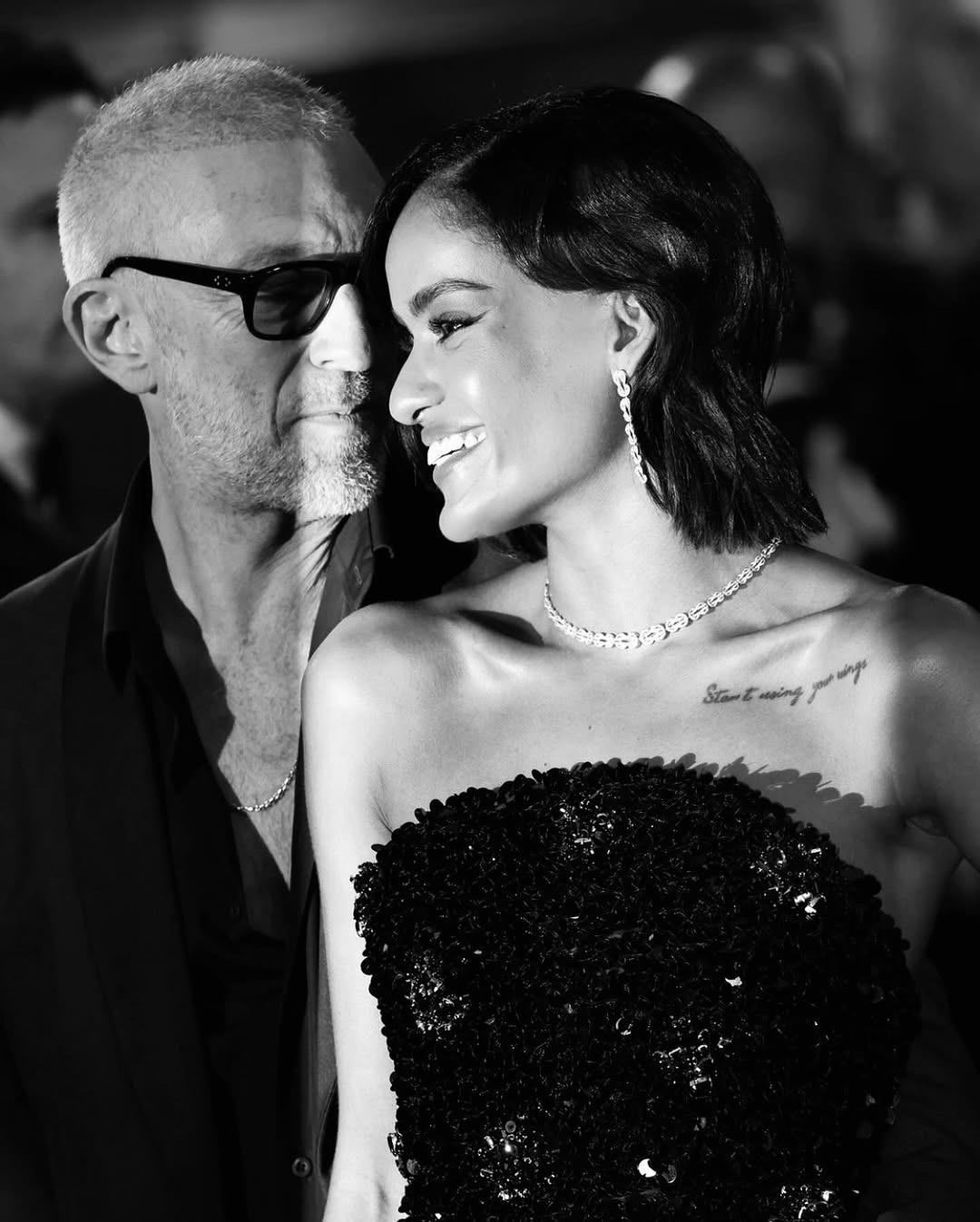 Vincent Cassel et Narah Baptista