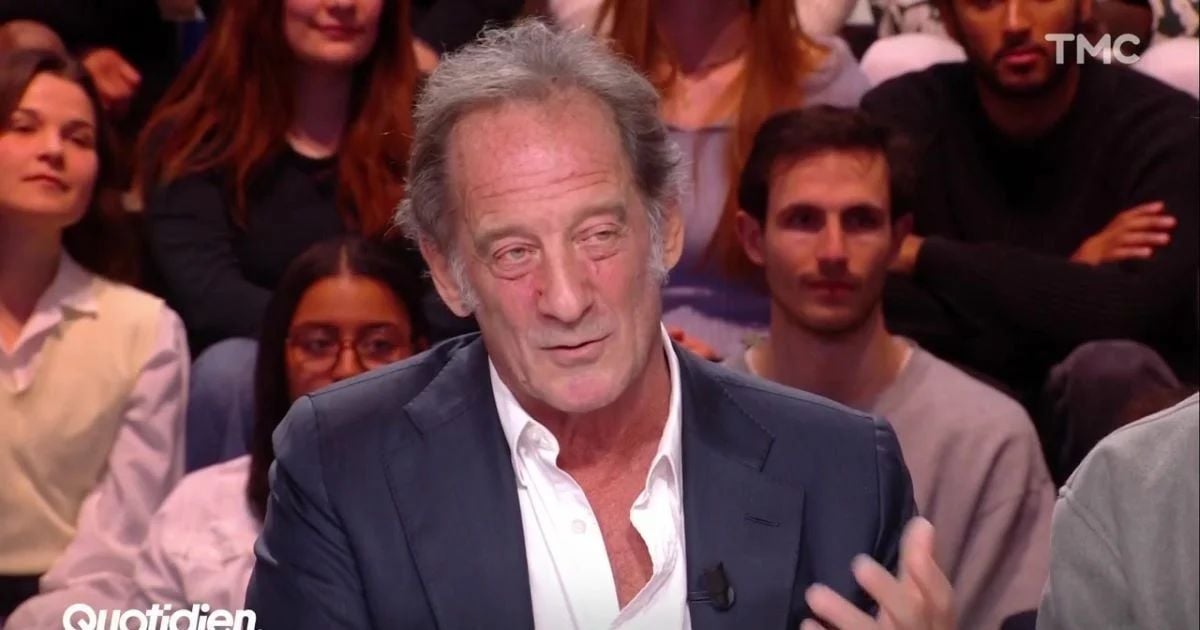 Vincent Lindon sur le plateau de Quotidien