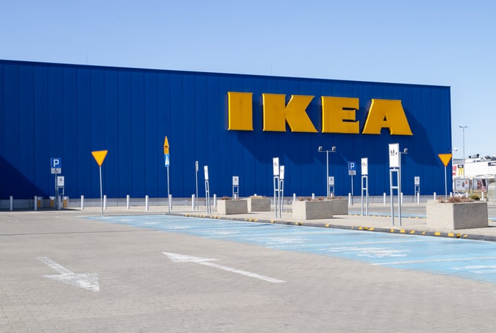 Façade d'un magasin Ikea