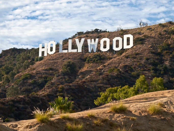 Logo Hollywood à Los Angeles (Californie)