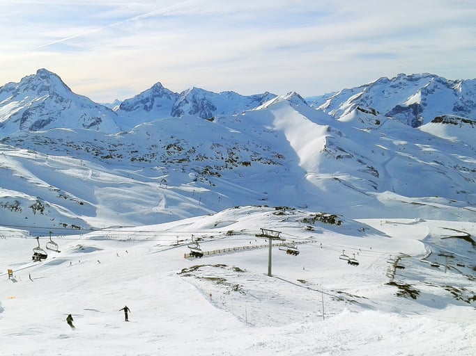 Une station de ski