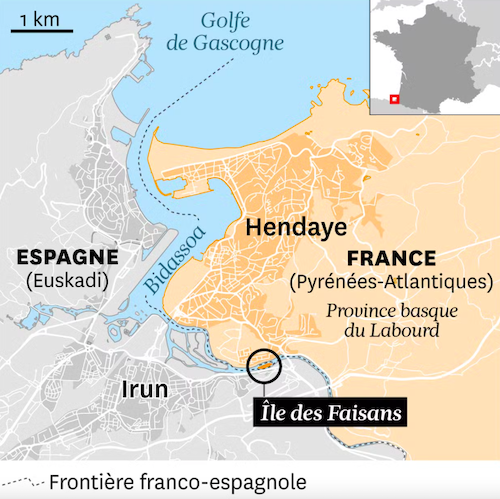 Carte de l'île aux Faisans