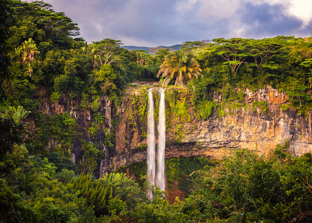 Cascade à l'île Maurice