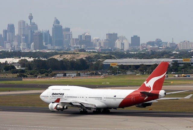  Boeing 747-400 sur le tarmac de l'aéroport de Sydney