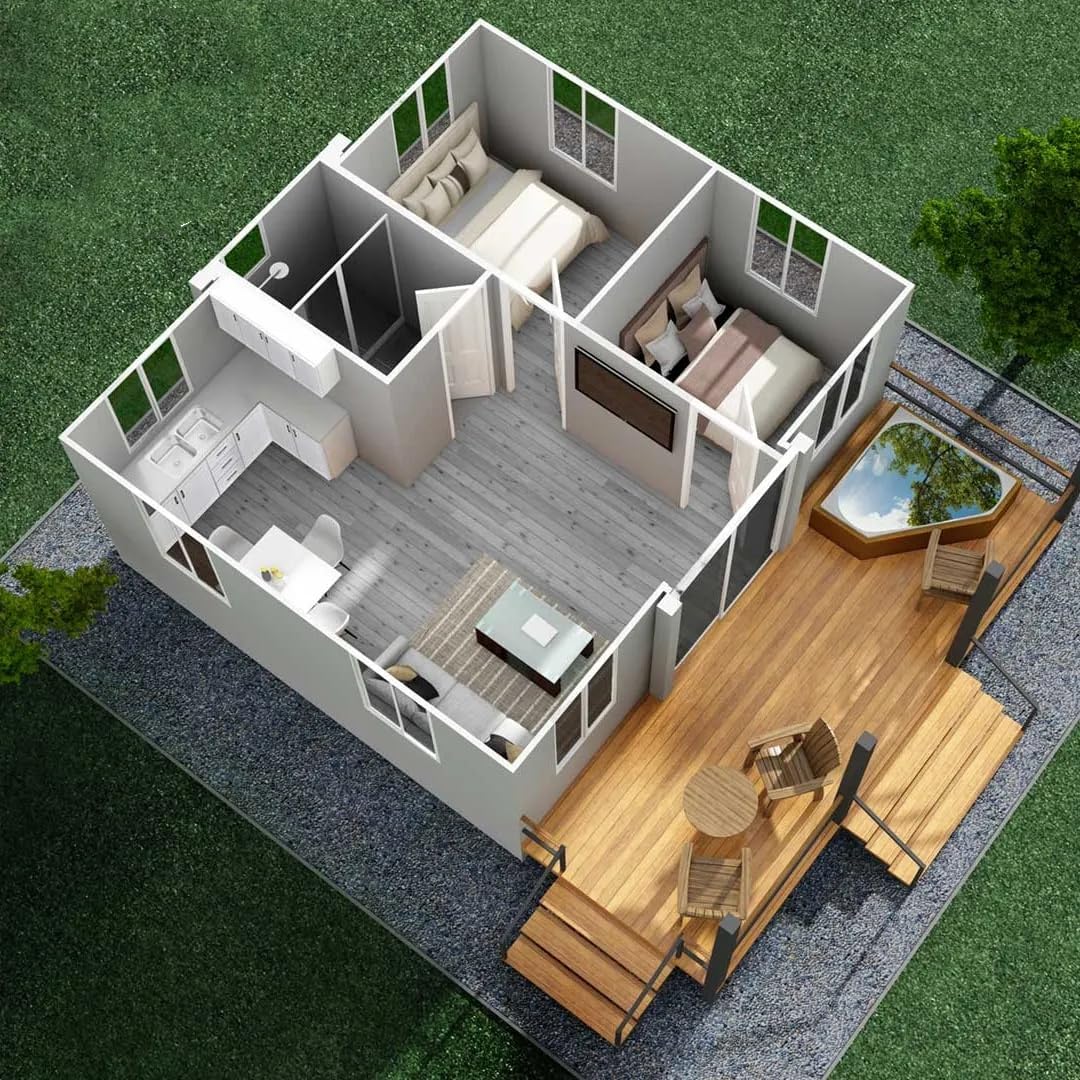 Le plan de la tiny house