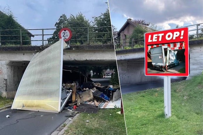 Pont de chemin de fer à Wondelgem (Belgique)