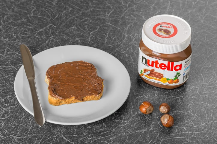 Une tartine de Nutella