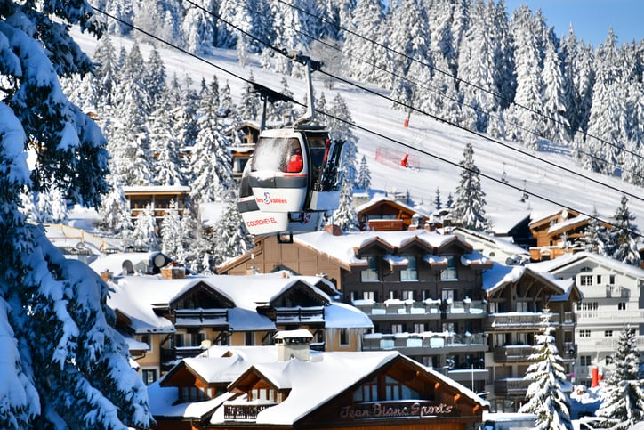 La station de ski de Courchevel