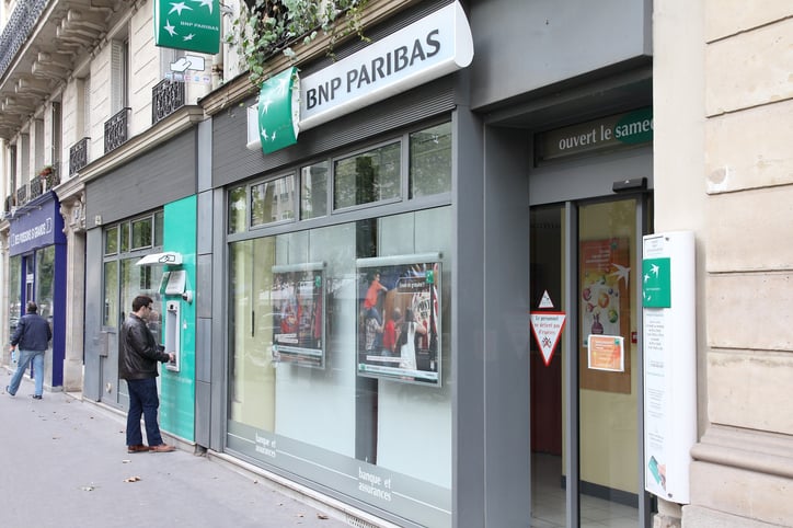 Une banque BNP Paribas