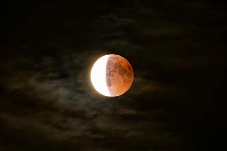 Une éclipse lunaire